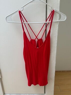 Strappy red tank top from H&M